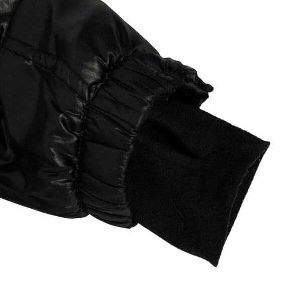 S13 Black Kylie Down Puffer Jacket with Hood Size Extra Small - Picture 7 of 16